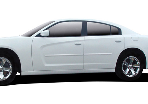 DEI Pre-Painted Body Side Molding 11-14 Dodge Charger - Click Image to Close